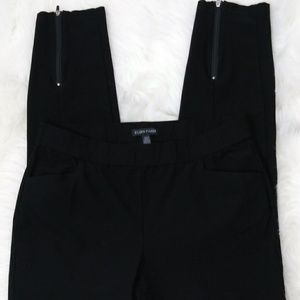 Eileen Fisher skinny cropped pants black small
